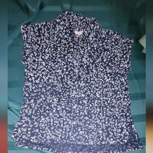 Womens Petite Small Top Button